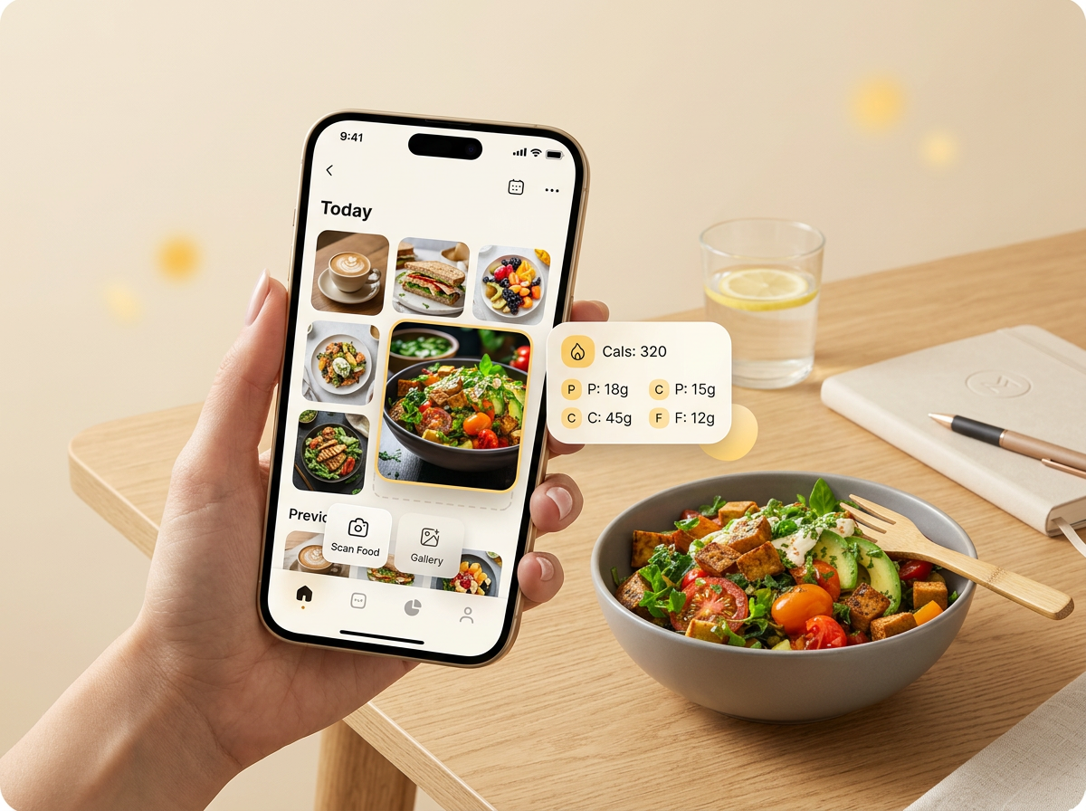 daily meal logging for takeout restaurant and travel meals