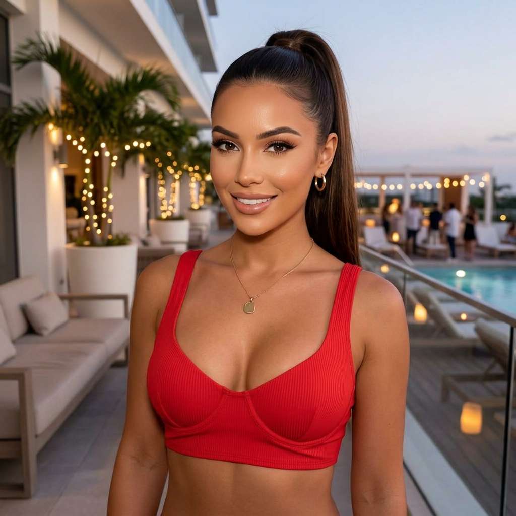 Bella using CalBye for meal tracking and body routine while traveling in Bali