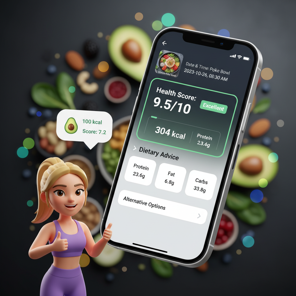 AI Meal Recommendations nutrition workflow visual