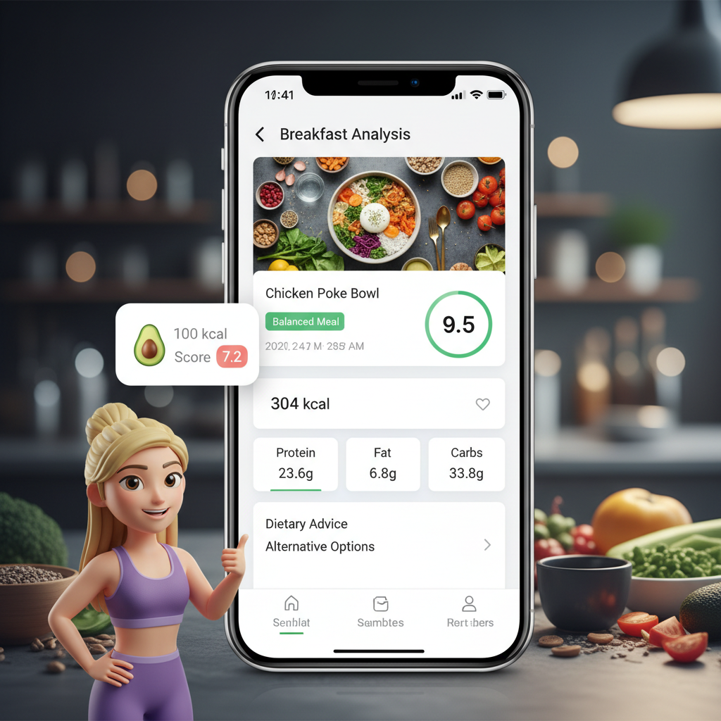 CalBye Daily Nutrition Tracker workflow visual