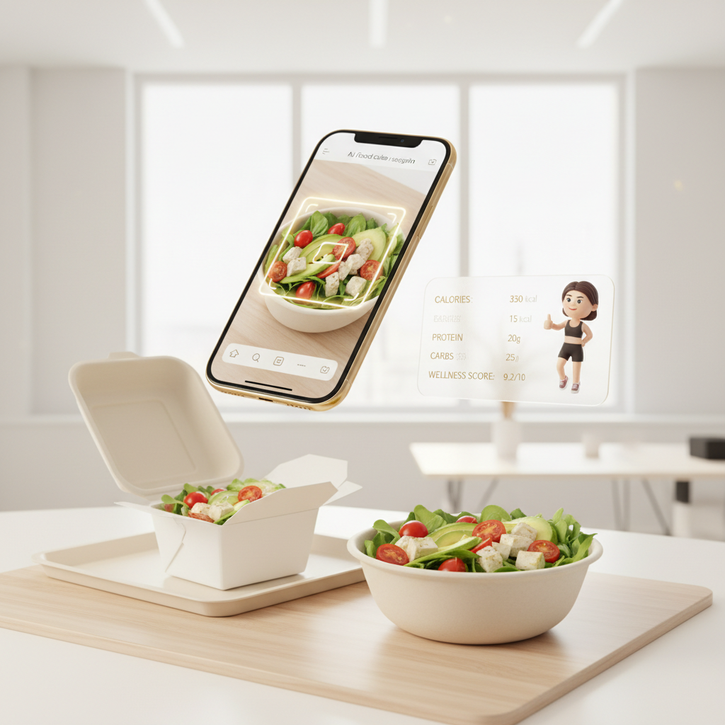 Use Meal Nutrition Analyzer after takeout or cafeteria meals