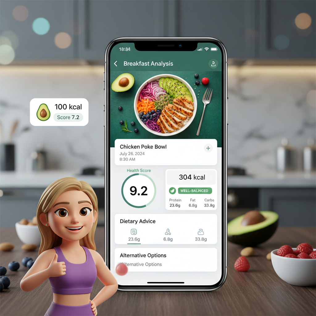 Meal Nutrition Analyzer nutrition workflow visual