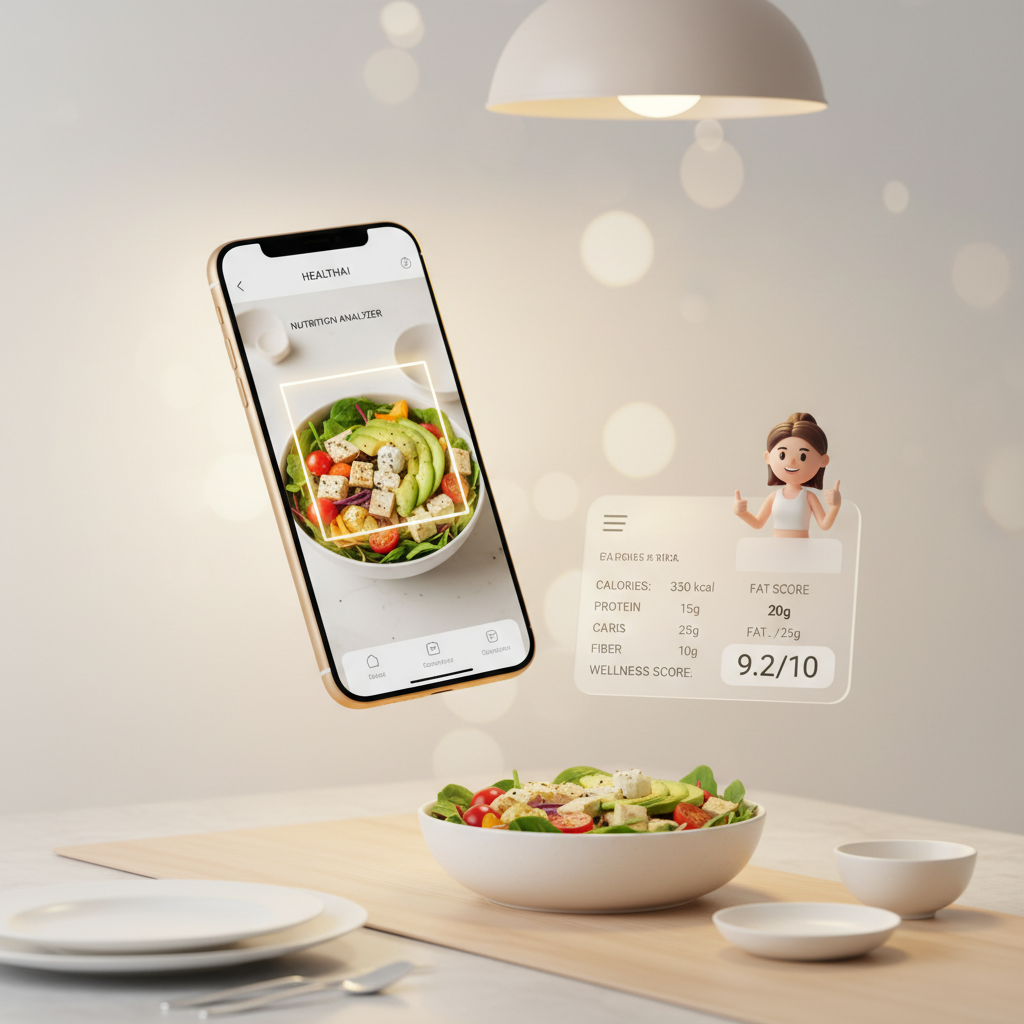 Use CalBye's Nutrition Snapshot after takeout or cafeteria meals