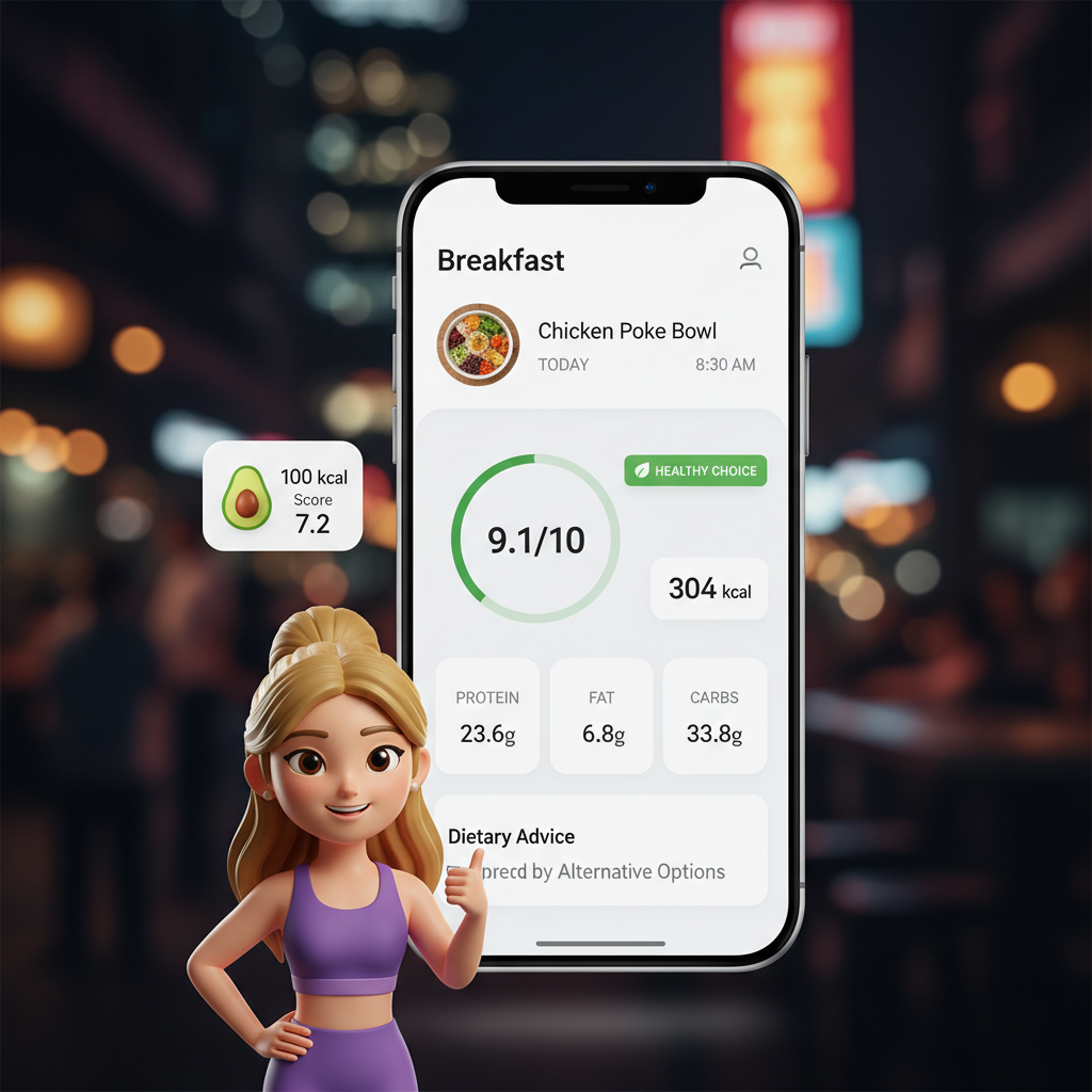CalBye Nutrition Snapshot workflow visual